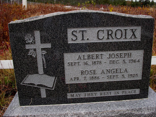 Albert Joseph & Rose Angela St. Croix