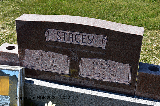 Martha M. & Charles A. Stcey 