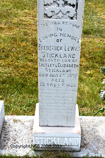 Frederick Lewis Stickland