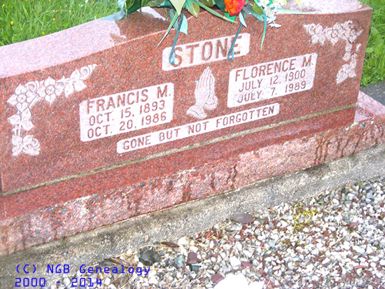 Francis M. & Florence M. Stone
