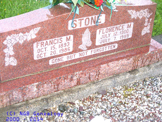 Francis M. & Florence M. Stone