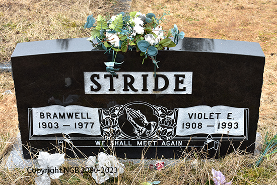 Bramwell & Violet E. Stride