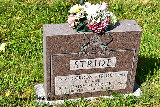 Gordon & Daisy M. Stride