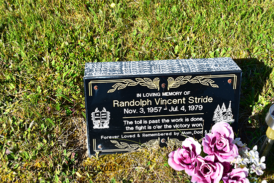 Randolph Vincent Stride