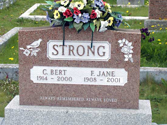 C. Bert and F. Jane Strong