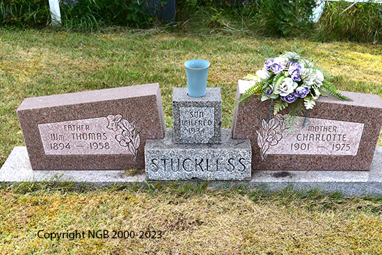 Wm Thomas & Charlotte Stuckless