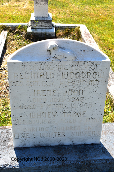 Reginald Woodrow, Irene Joan & Wavyu Trixie Swyers