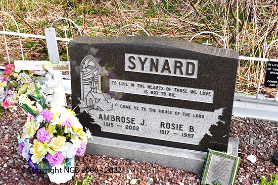 Ambrose J. & Rosie B. Synard
