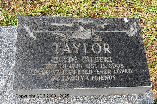 Clyde Gilbert & Shirley Elizabeth  Taylor