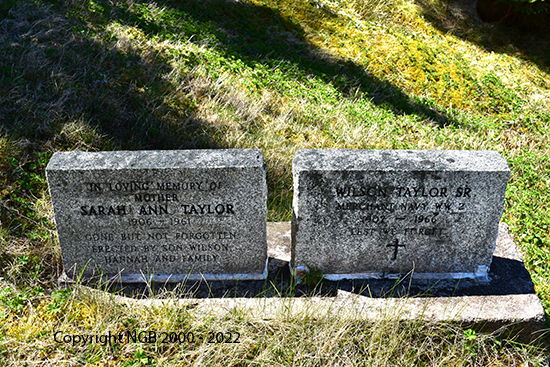 Wilson & Sarah Ann Taylor