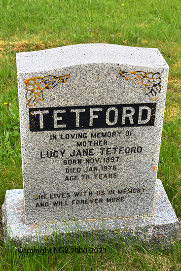 Allen & Lucy Jane Tetford