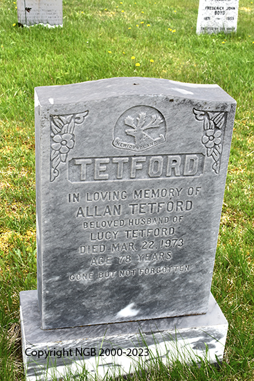 Allen & Lucy Jane Tetford