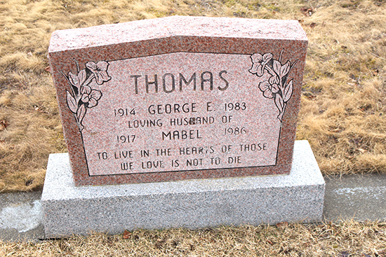 George E. & Mabel Thomas