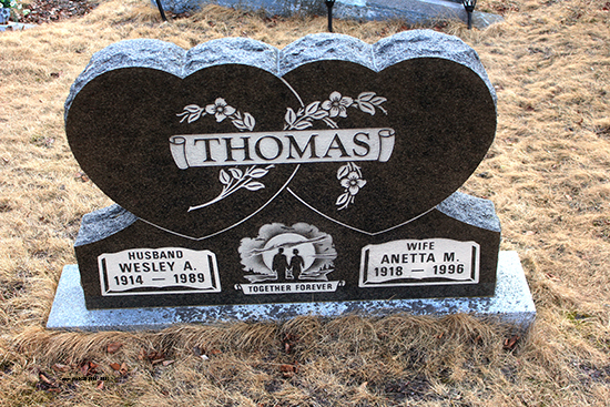 Wesley A. & Anetta M. Thomas