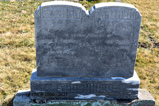John F. & Lucy Ann Thornhil 