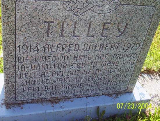 ALFRED WILBERT TILLEY