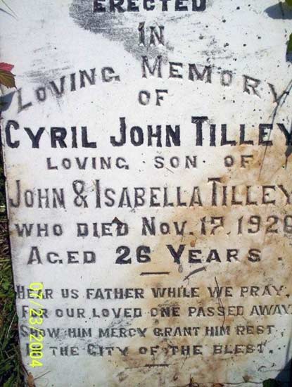 Cyril John Tilley
