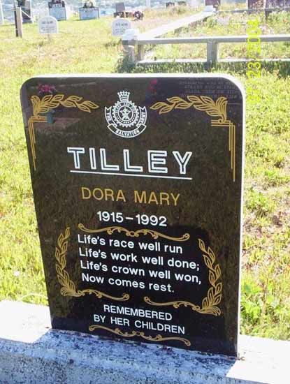 DORA MARY TILLEY
