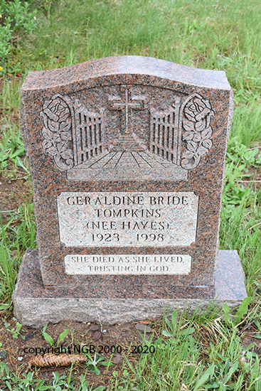 Geraldine Bride Tompkins