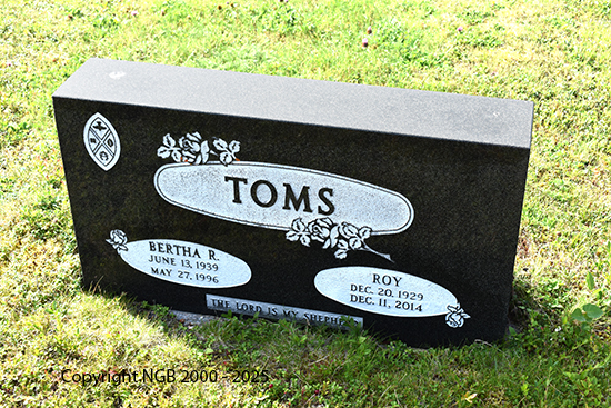 Roy & Bertha R, Toms