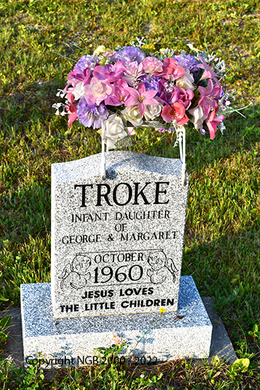 Infant Daughter Troke
