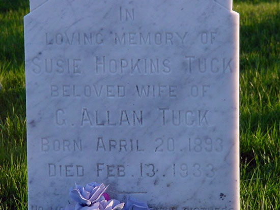 Susie Hopkins Tuck