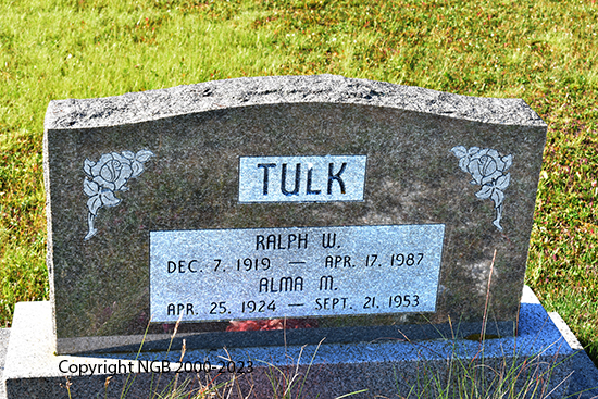 Ralph W. & Alma M. Tulk