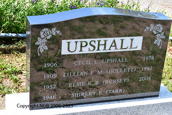 Cecil L., Lillian F. M. & Elsie Upshall 