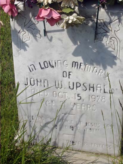 JOHN UPSHALL