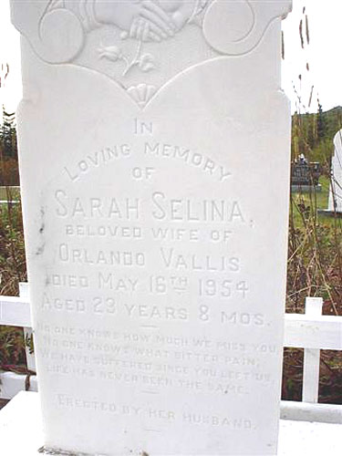 Sarah Selina Vallis