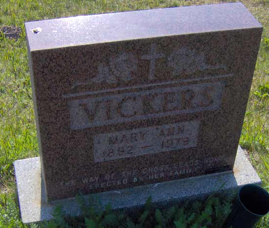 Mary Ann Vickers