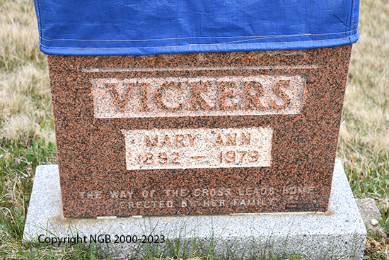 Mary Ann Vickers