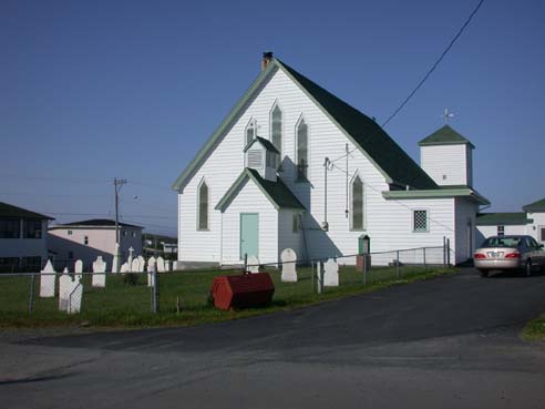 View of old All Saint's Anglican Cemetery