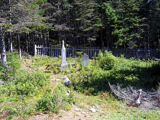 View of British Harbour Cemetey
