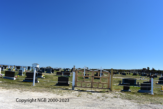 View of Cemetery Entrance