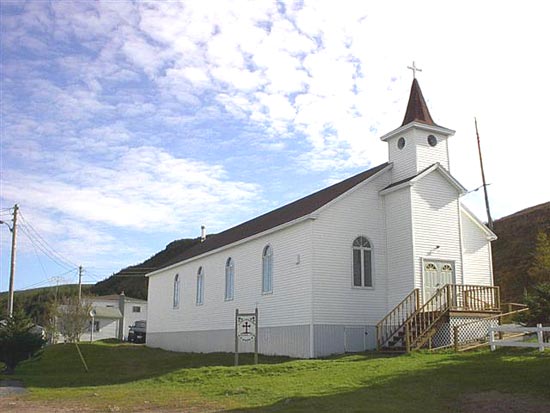 All Saints Anglican Church in Wreck Cove, Fortune Bay