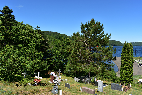 View into Cemetery