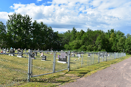 View of Cemetery Entrance