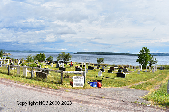 View of Cemetery Entrance