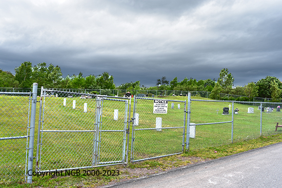 View of Cemetery Entrance