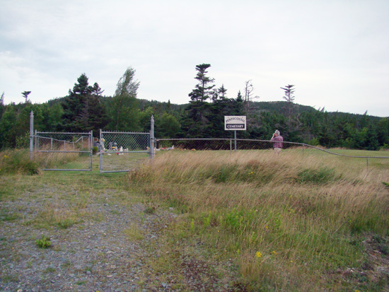 View of Cemetery Entrance