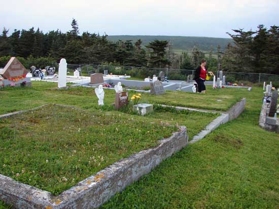 VIEW OF CEMETERY