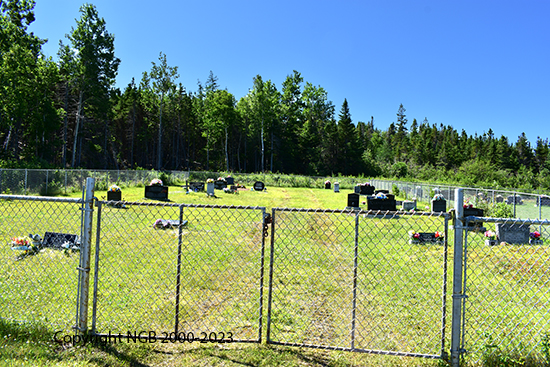 View of Cemetery Entrance Sign