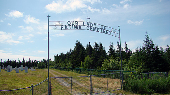 View of Cemetery Gate