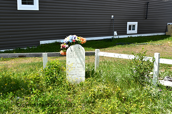 View of Headstone in Cemetery