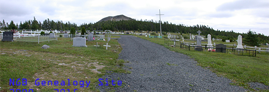 Panarama view of Cemetery from gate