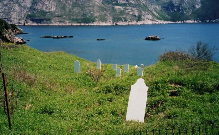 Parson's Harbour New Cemetery, Looking Down to Bay