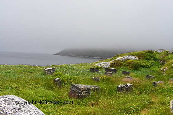 Rock formation in the area of the Cemetery