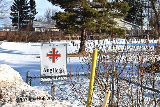 Image of Cemetgery Sign