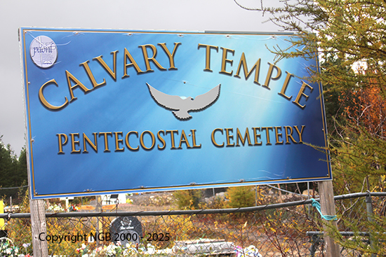 Cemetery Sign